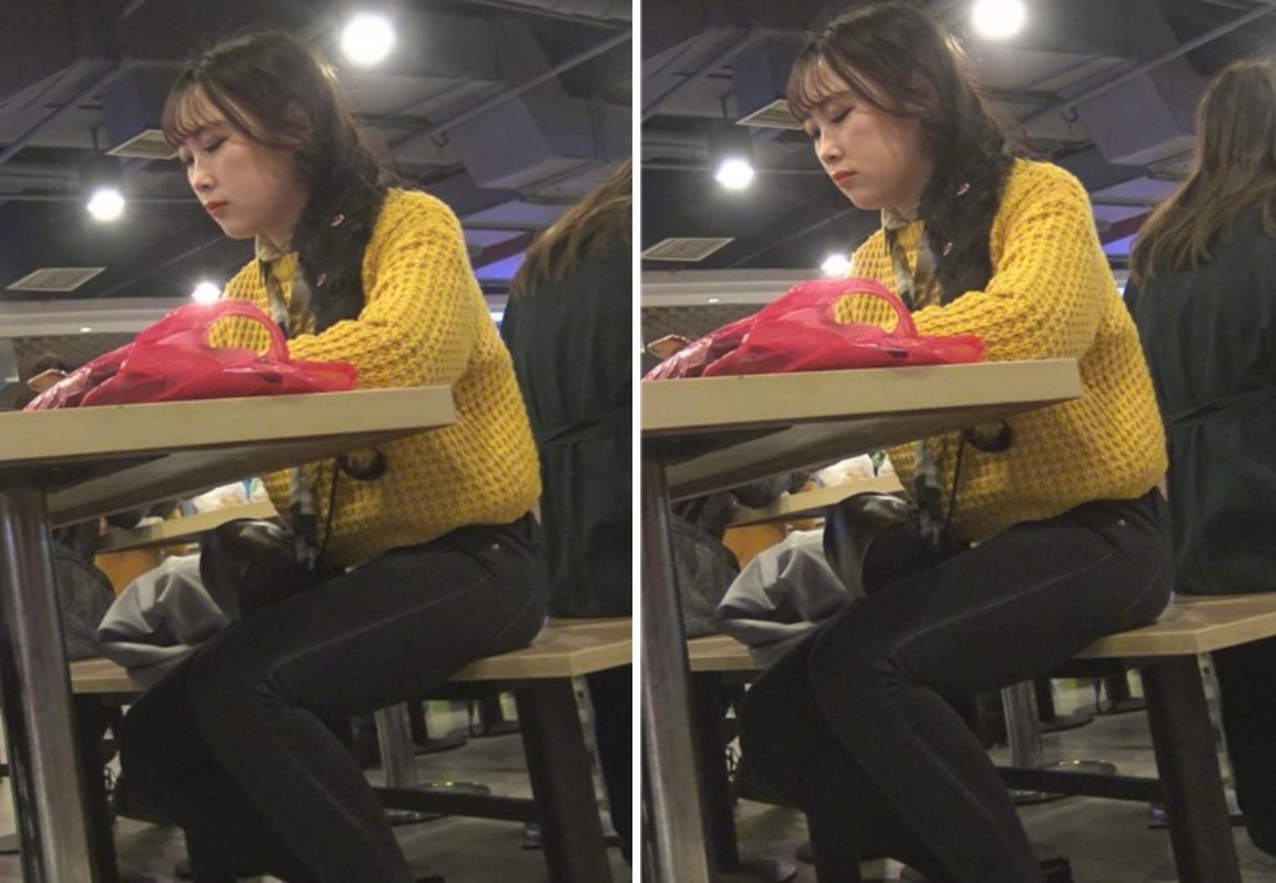 4k-甜美小清新黄色毛衣的美丽女孩 [1.64 GB]