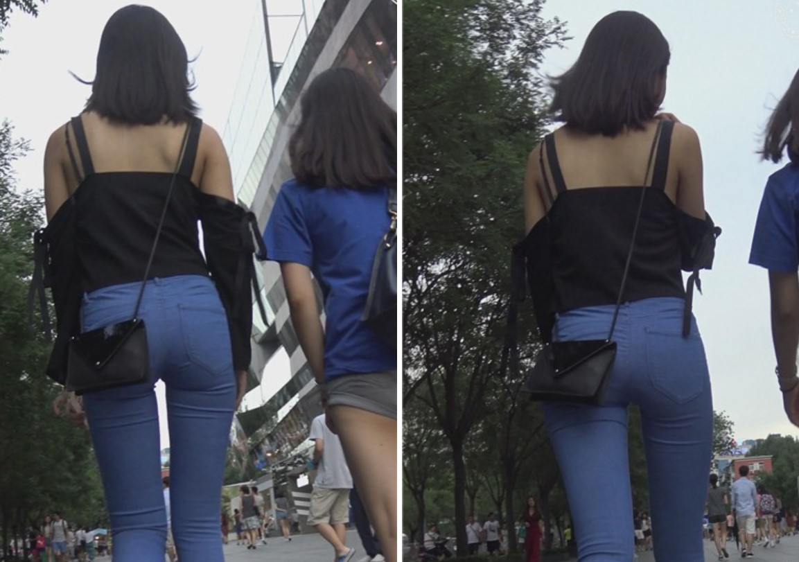 4k-青春活力紧身蓝牛美眉跟闺蜜逛街 [1.84 GB]