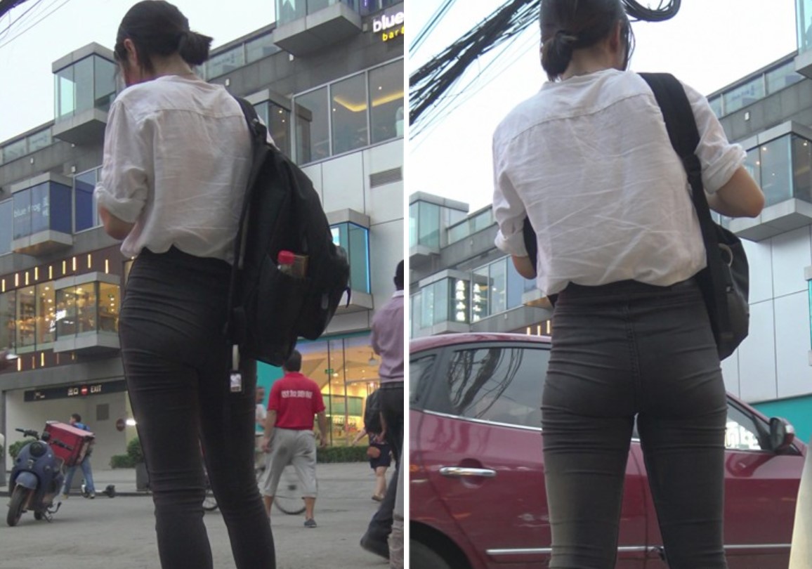 4k-看上去挺清纯的白衬衫女孩，居然抽烟呢 [1.57 GB]