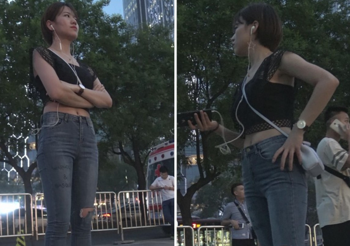 4k-夜晚步行街偶遇圆臀紧身蓝牛美眉 [2.94 GB]