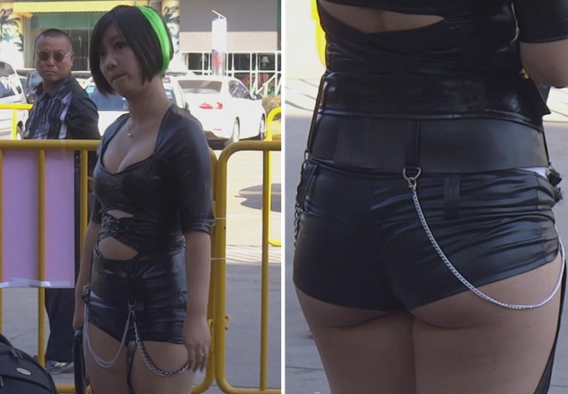 肥臀丰满皮衣皮裤的cosplay女孩 [3.59 GB]