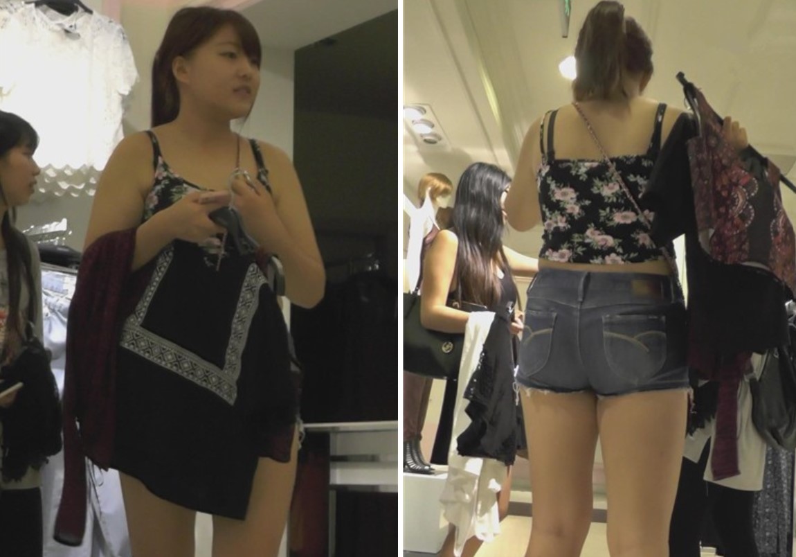 街拍肥臀美女跟好姐妹逛街 [588 MB]