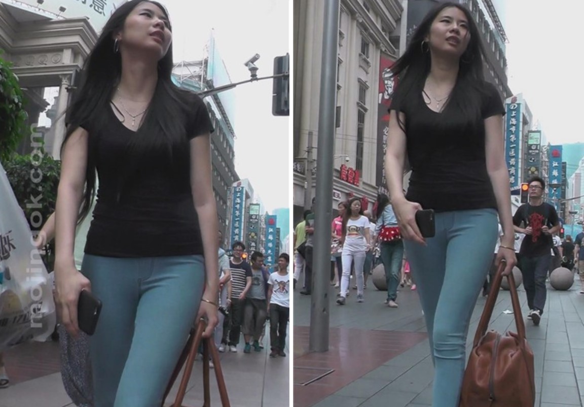 街拍紧身蓝牛丰满圆臀漂亮MM [815 MB]