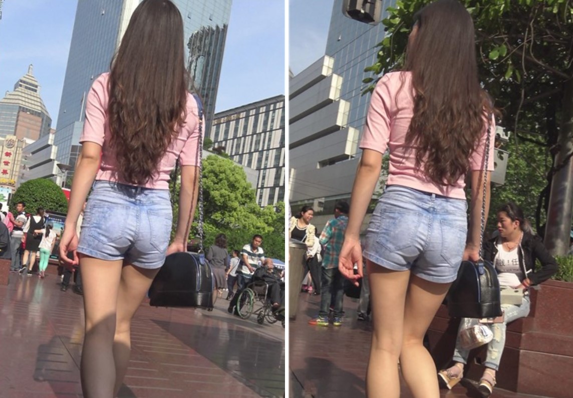 4k-街拍粉衣热裤丰满清纯美女 [2.03 GB]