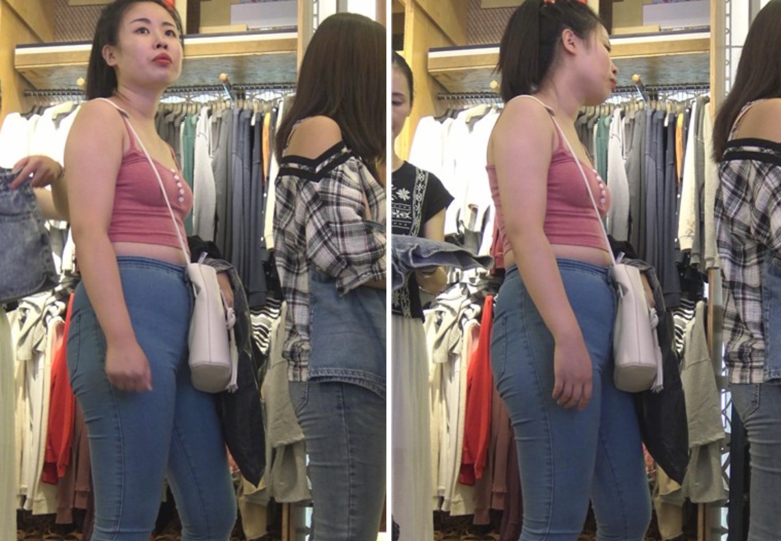 4k-超级肥臀紧身蓝牛粉色背心美少F [1.65 GB]