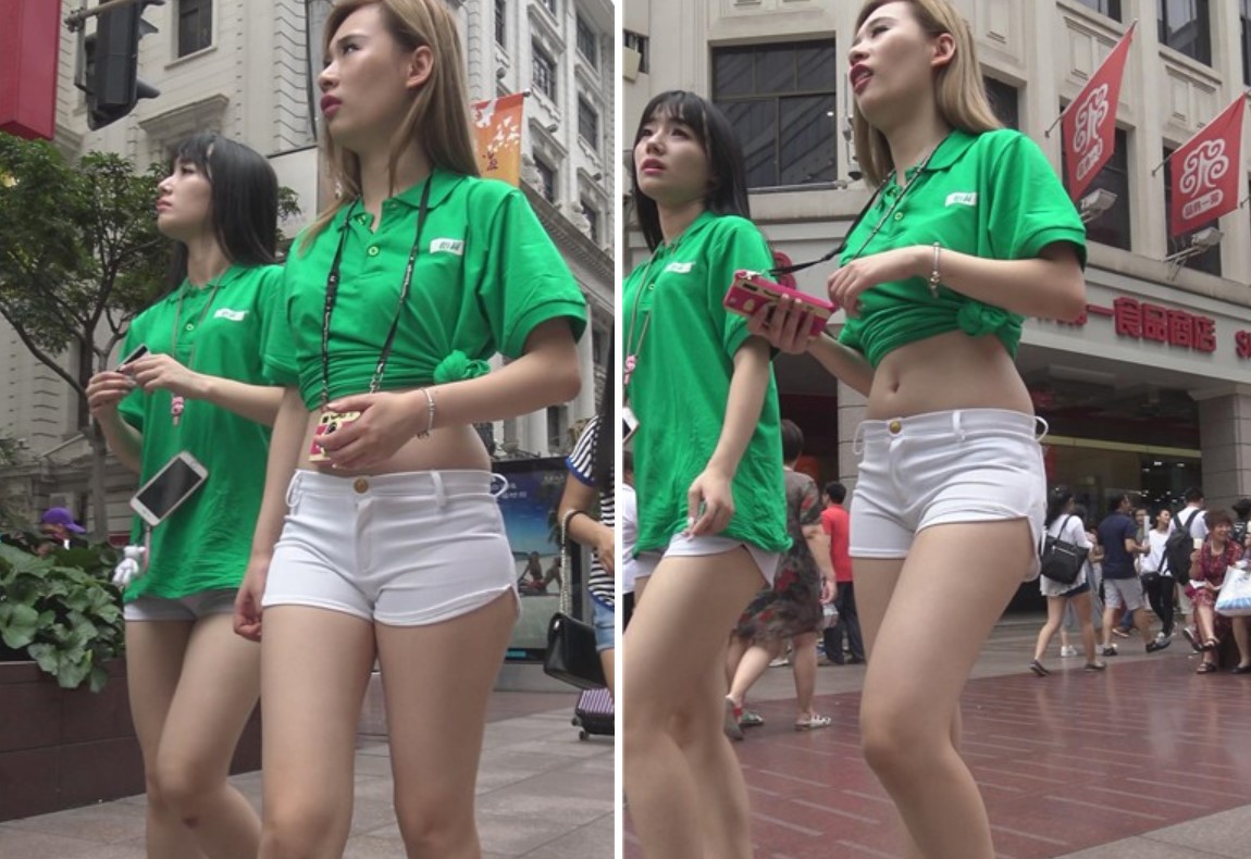 4k-露脐T恤白热裤美腿青春美女 [2.36 GB]