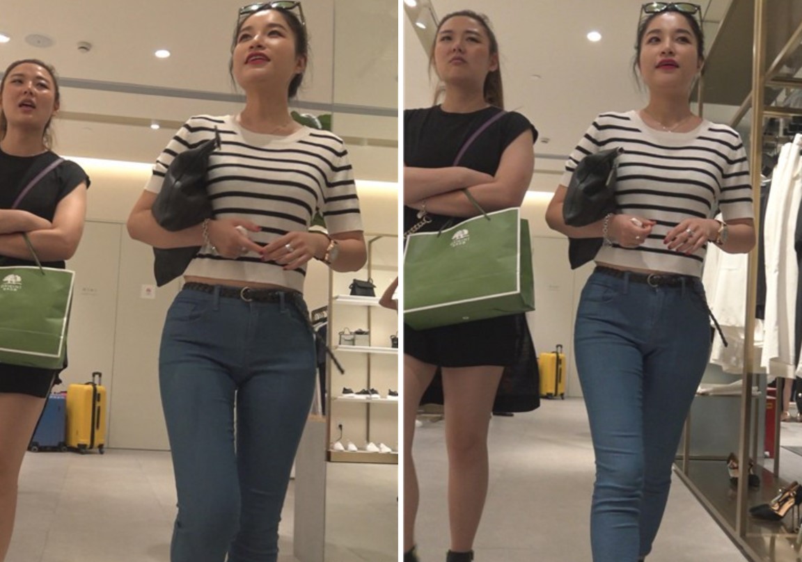 4k-兴致匆匆于密友逛街的蓝牛美女 [1.62 GB]