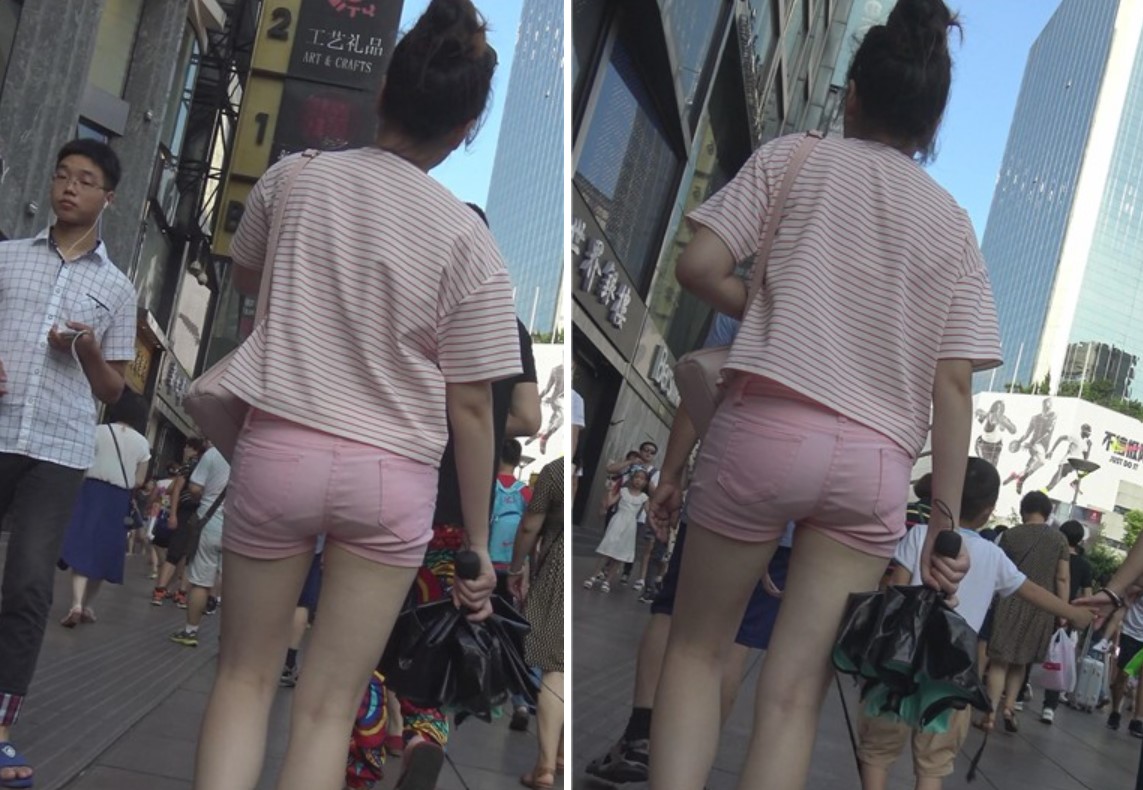 4k-跟拍粉热裤小清新甜美可人妹子 [2.00 GB]