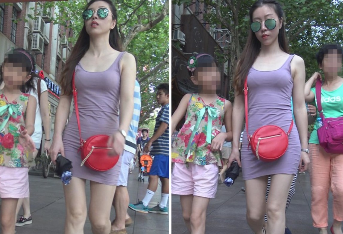 4k-紫色修缮包臀裙少F跟女儿逛街 [2.30 GB]