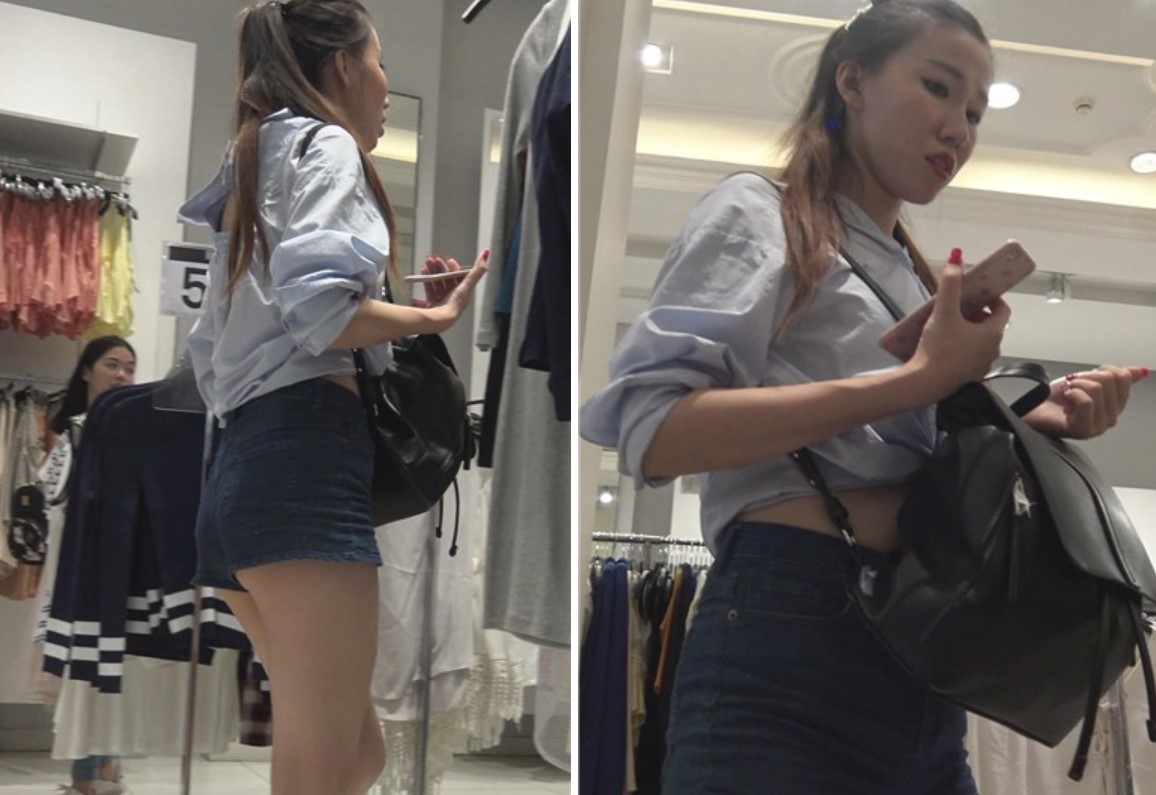 4k-服装店里挑衣服的热裤美腿清秀女神姐姐 [2.84 GB]