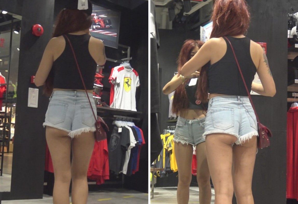 4k-极品劲爆身材超短热裤圆臀美女姐姐逛服装店 [3.06 GB]