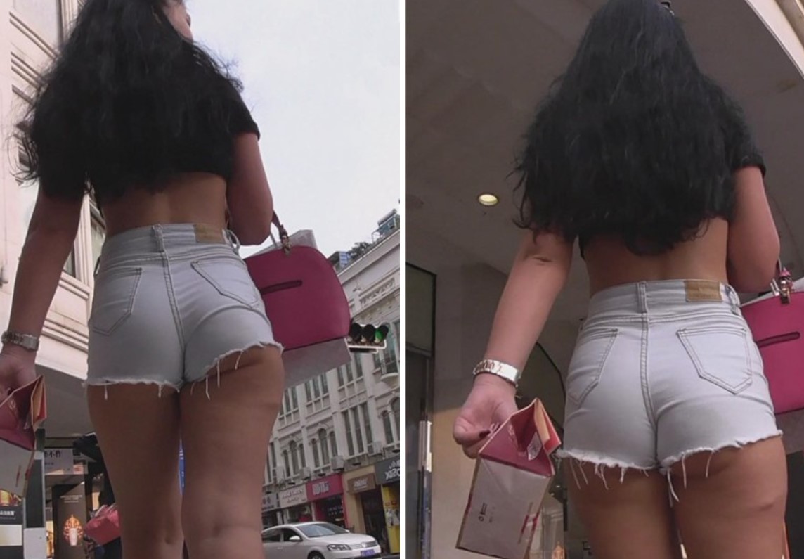 街拍超短热裤洋美女 [1.45 GB]