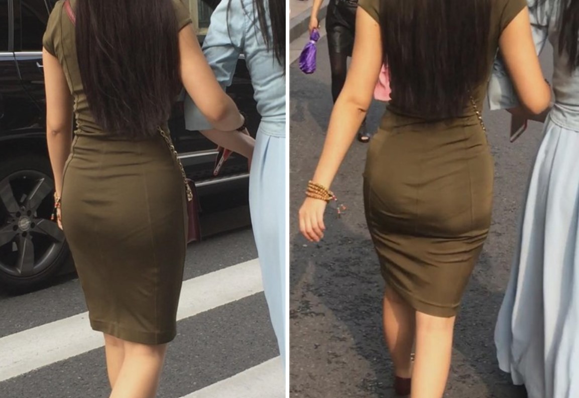 街拍丰满大PP性感小蛮腰紧身包臀裙女神姐姐 [1.00 GB]