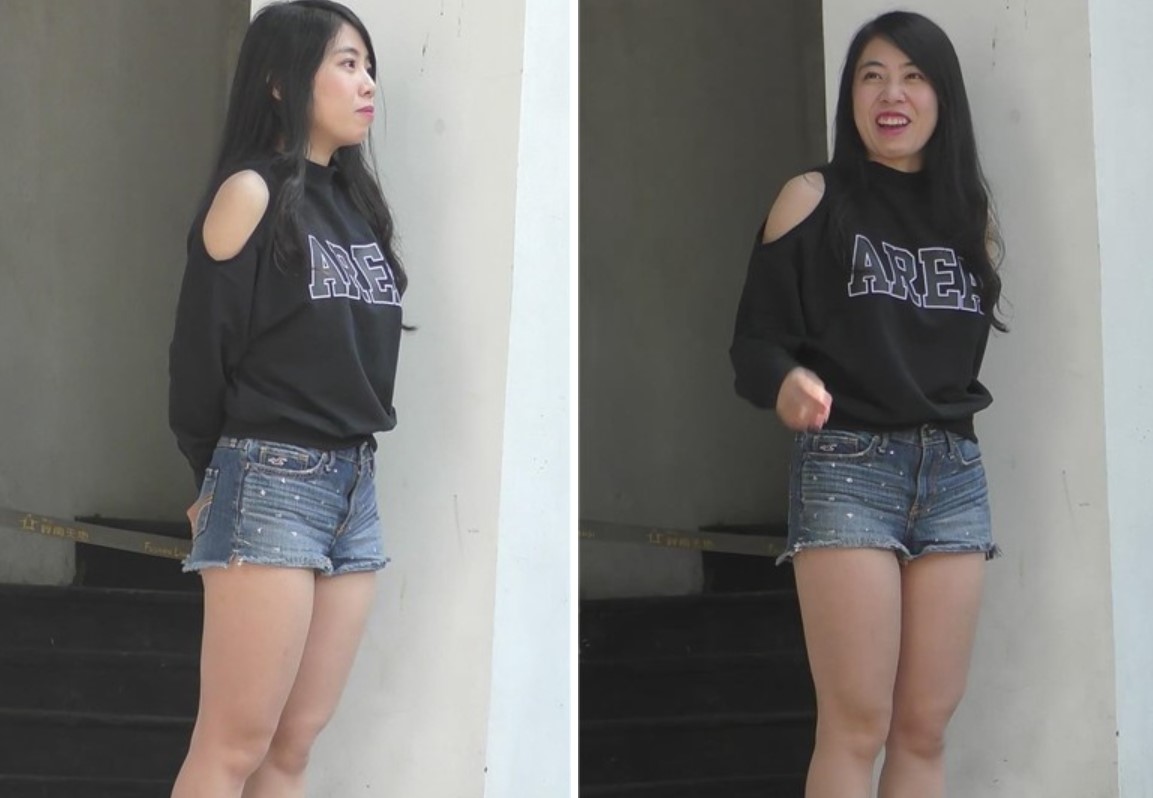 人字拖超短牛仔热裤美眉 [404 MB]