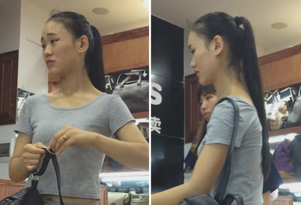 街拍性感小蛮腰运动短裤长腿美少F [1.07 GB]