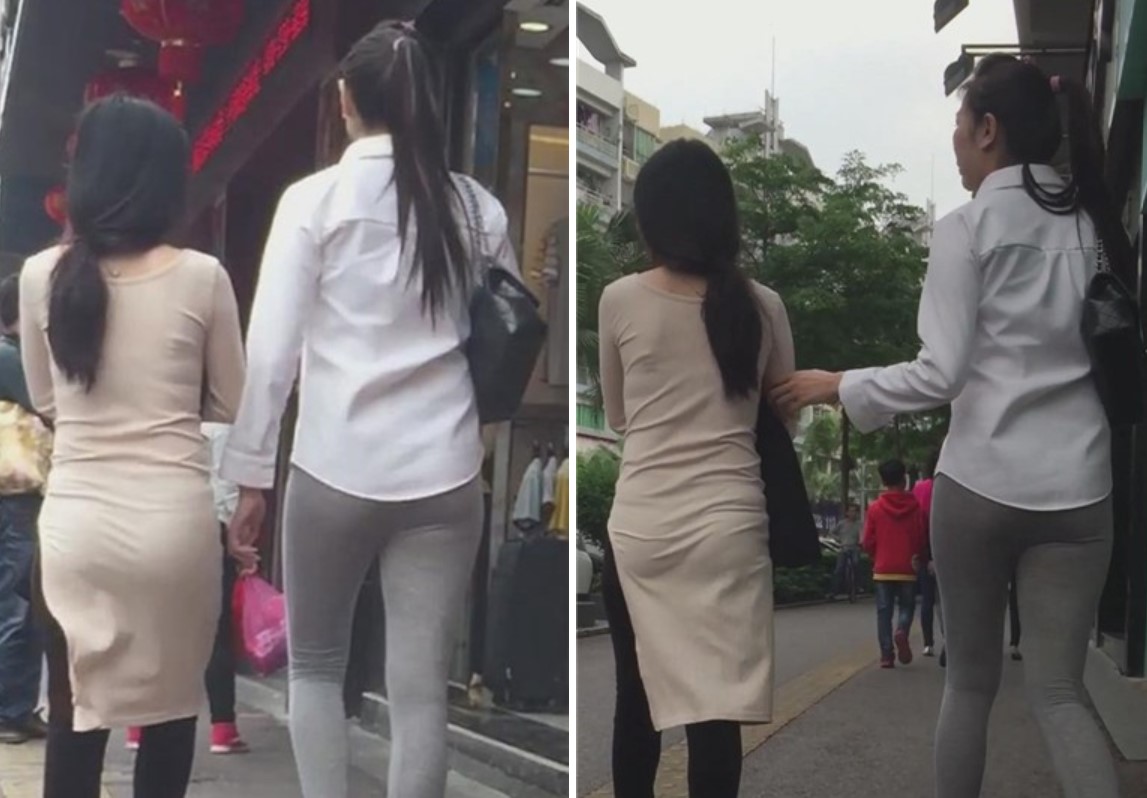 街拍马尾辫运动裤美眉 [558 MB]