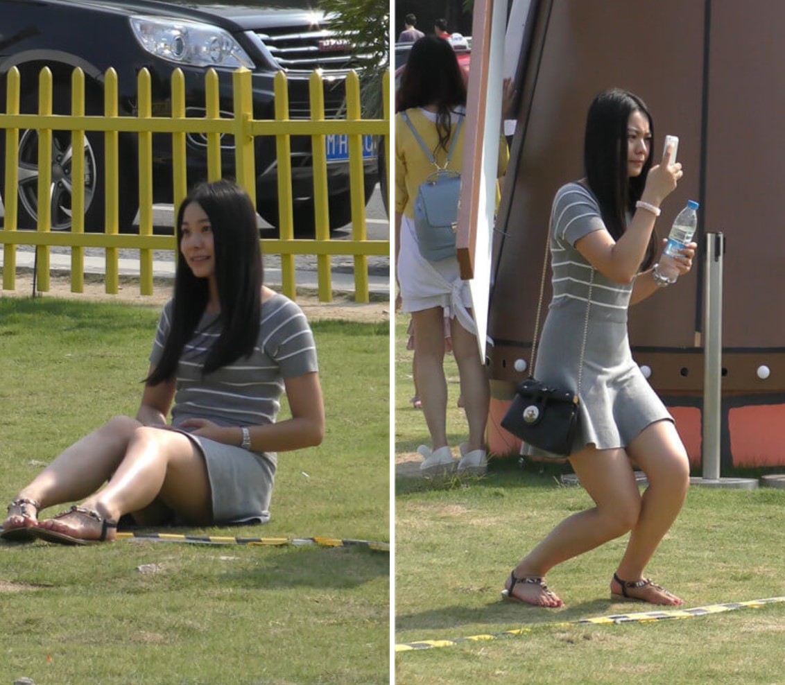 灰色群姑娘与粉色裙姑娘 [1.39 GB]