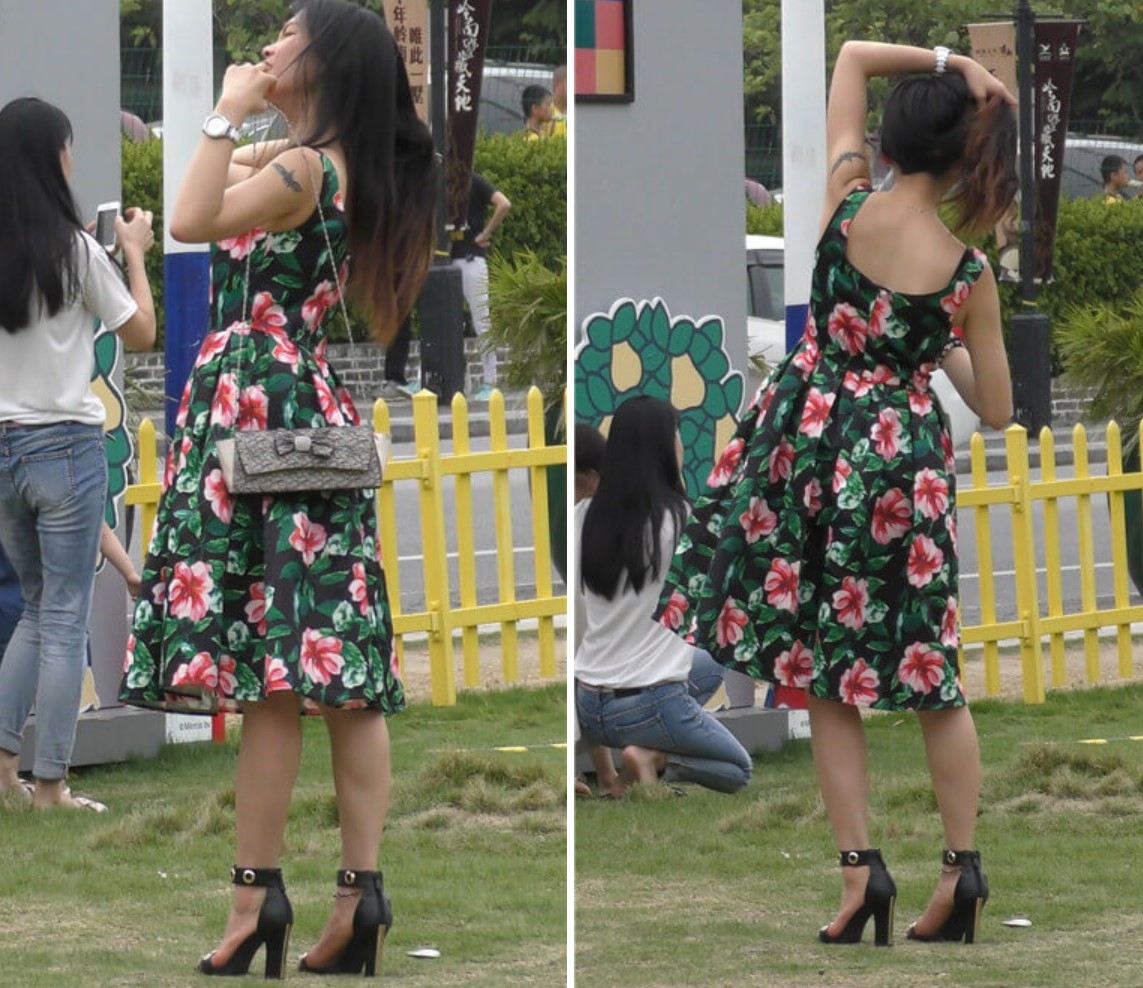 爱拍照的花裙子女孩 [825 MB]