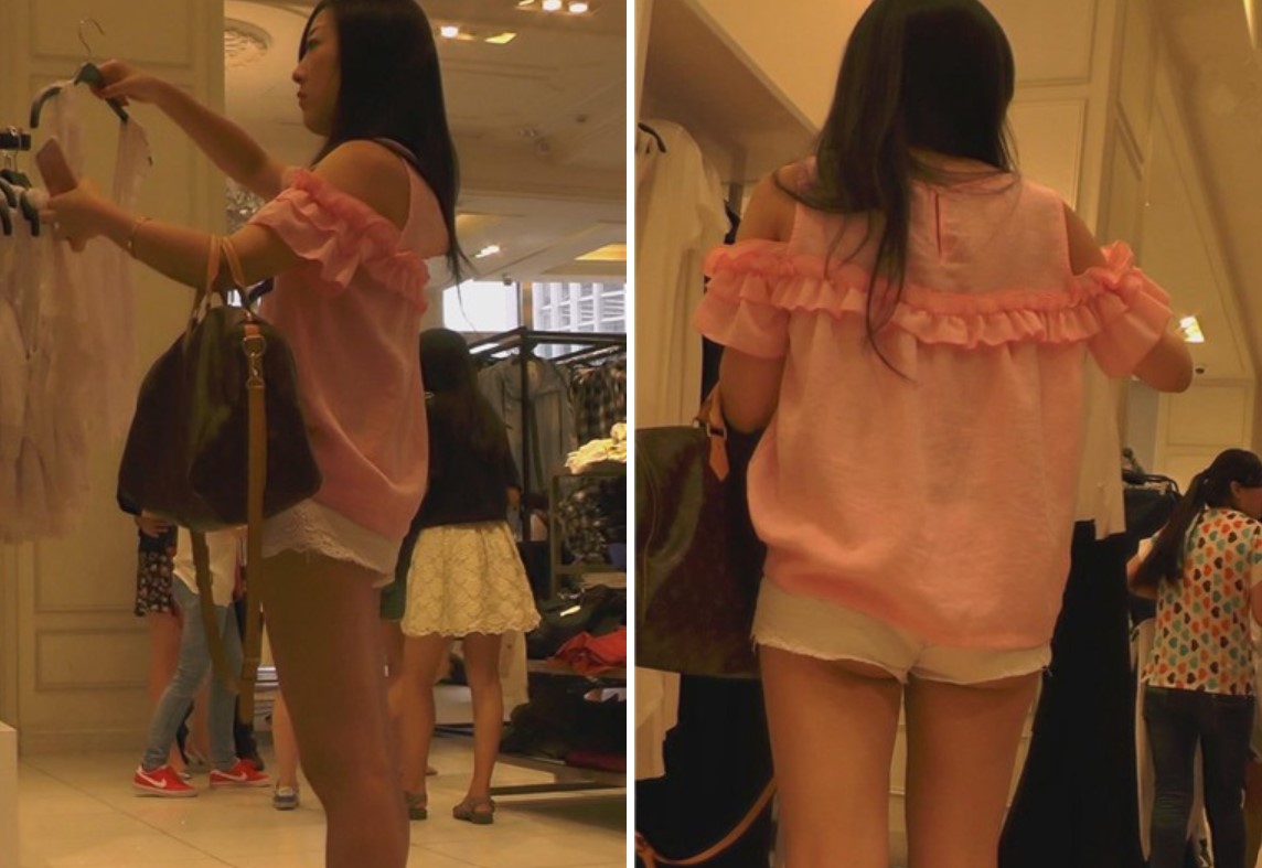 街拍粉衣热裤美三角美女 [2.69 GB]