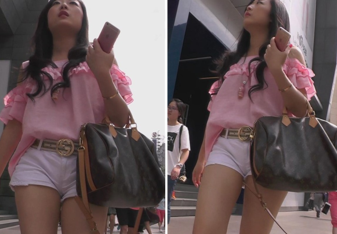 街拍粉衣热裤美三角美女 [2.69 GB]