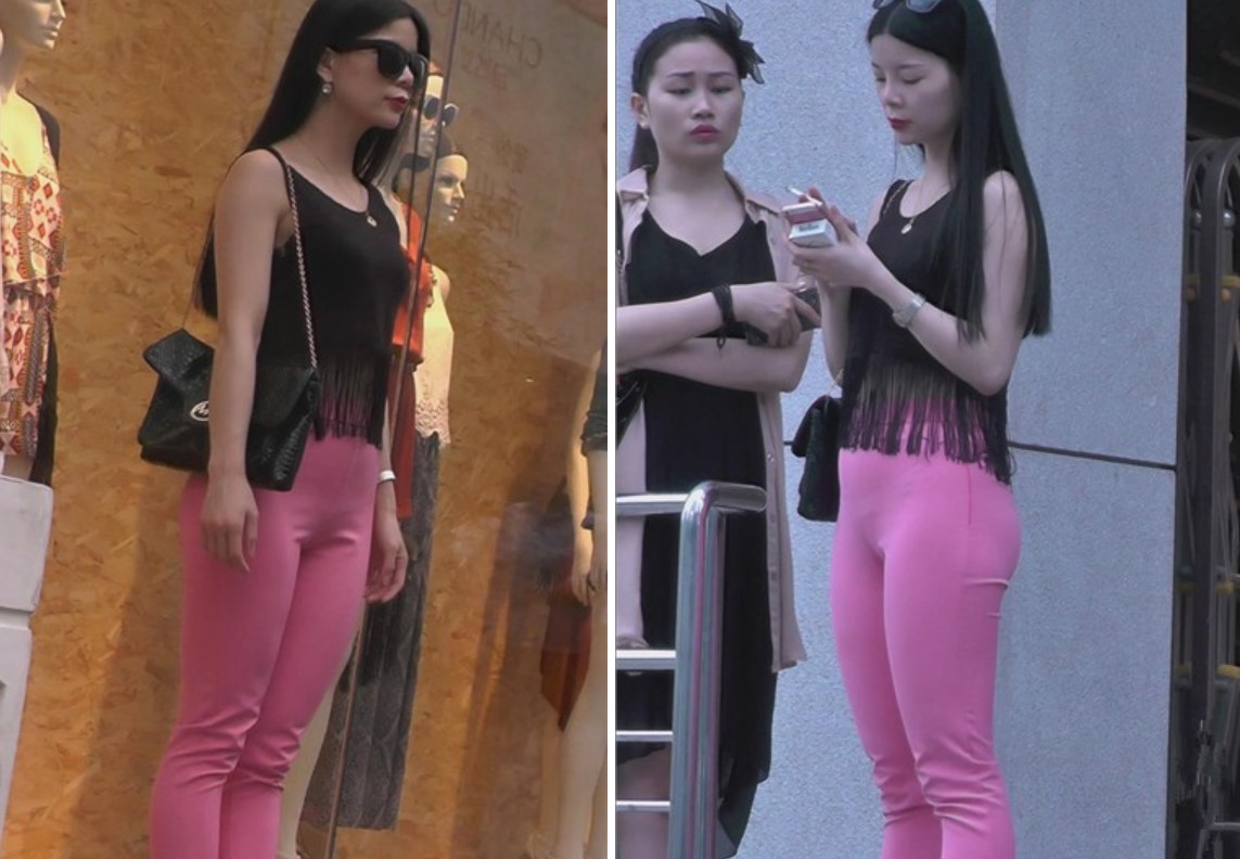 性感美臀粉色七分裤高跟鞋极品美妇 [2.28 GB]