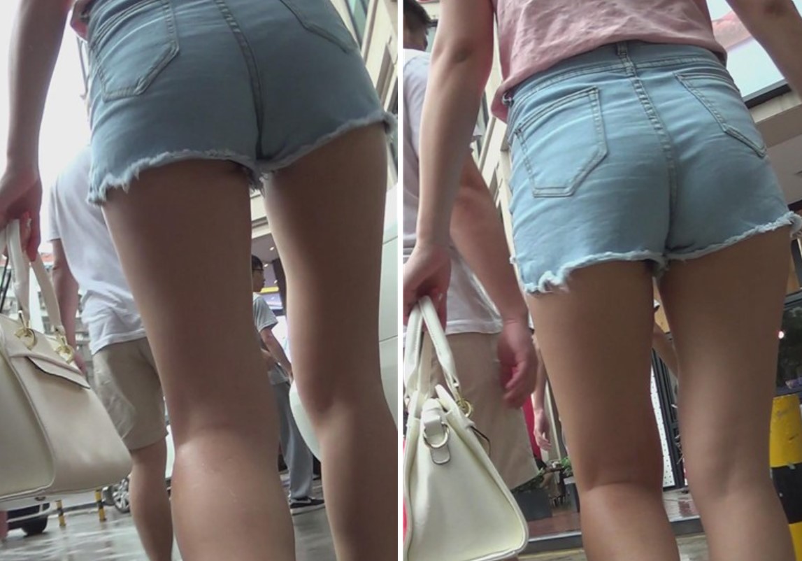 近距离拍摄紧身热裤美三角青春女孩 [1.16 GB]