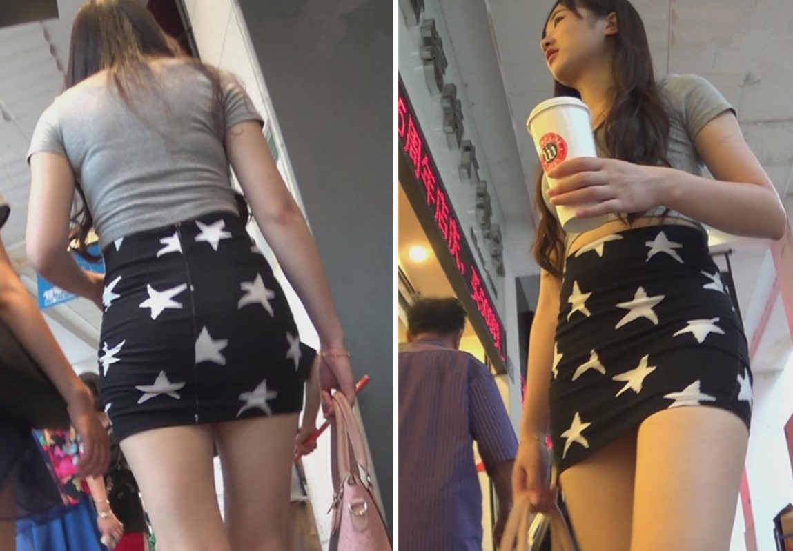 街拍包臀短裙丰满美女小姐姐 [1.09 GB]