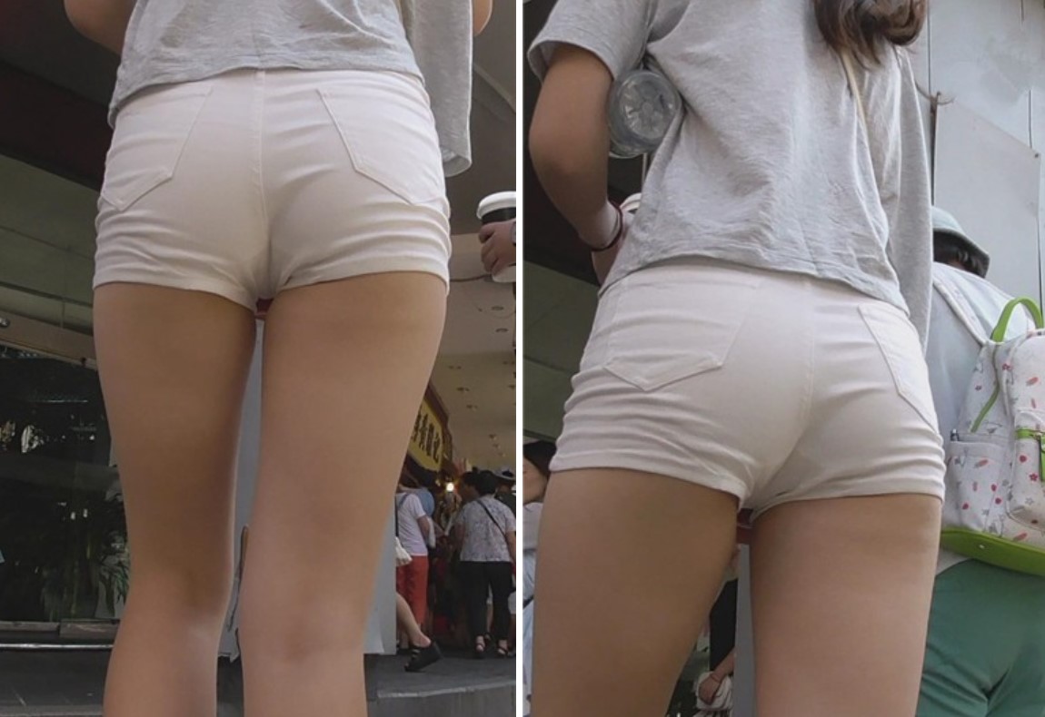 街拍逛街的美臀热裤少女 [1.30 GB]