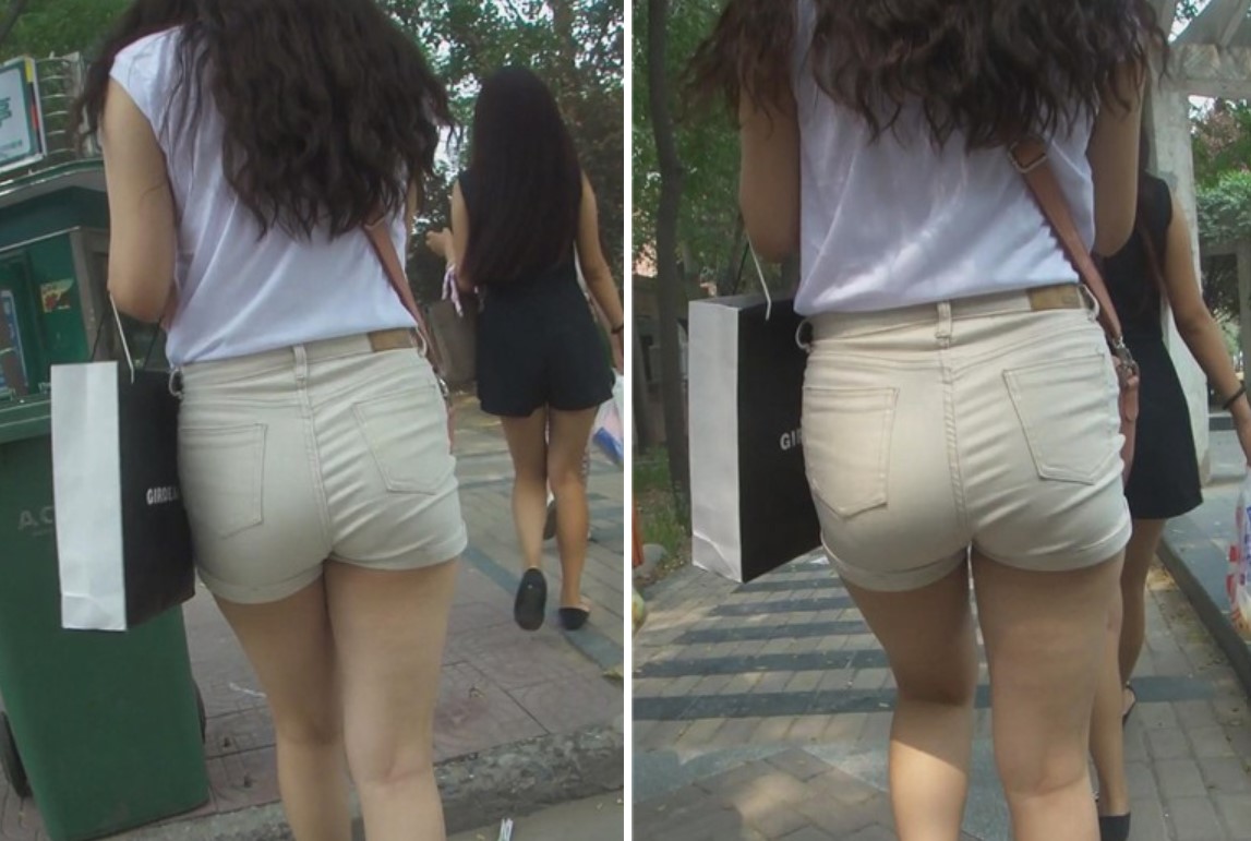 街拍热裤大肉臀美腿美女 [459 MB]