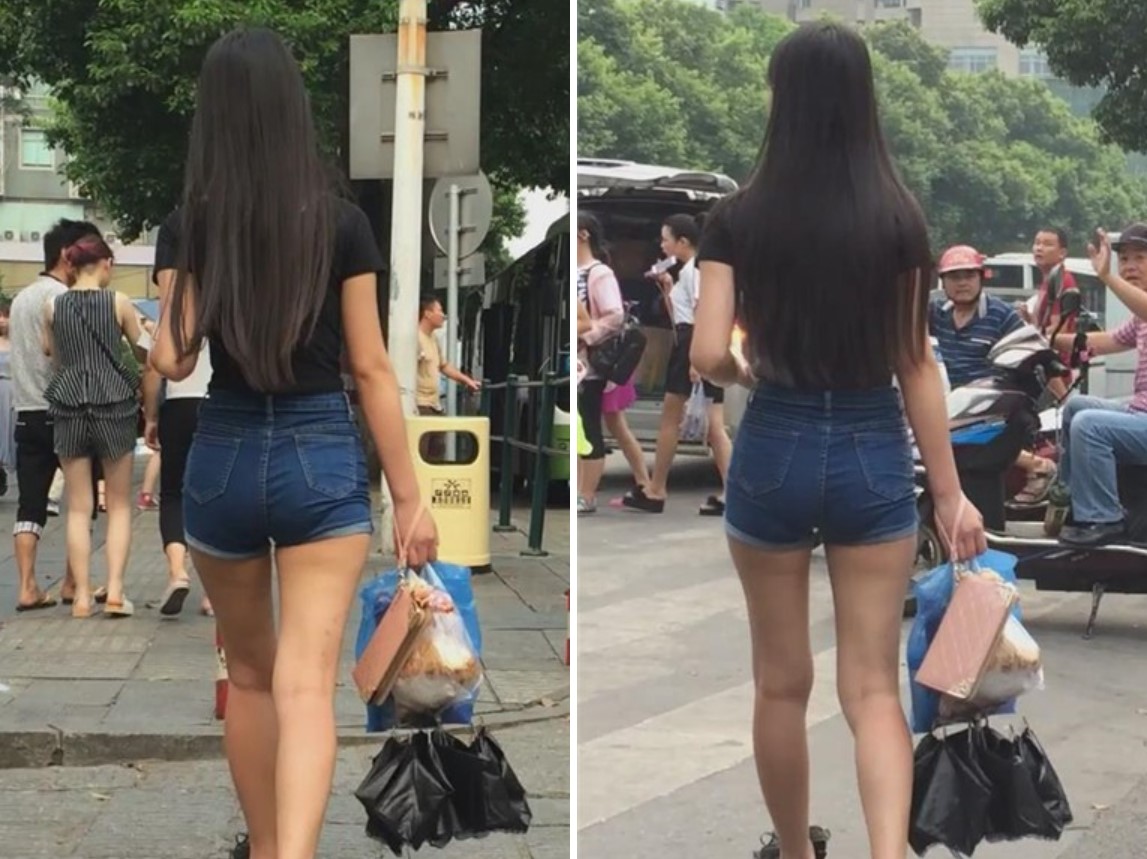 街拍高腰热裤美臀小清新少女 [3.67 GB]