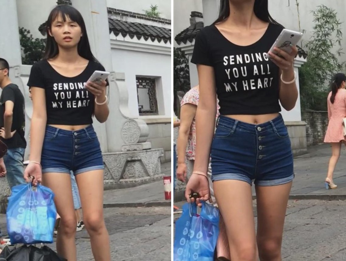 街拍高腰热裤美臀小清新少女 [3.67 GB]