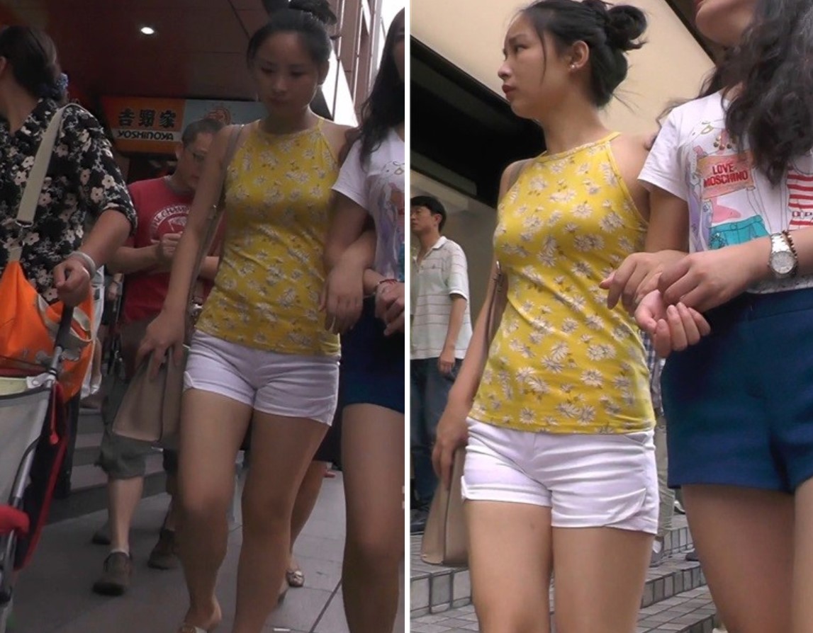 街拍圆臀热裤丰满小美女 [737 MB]