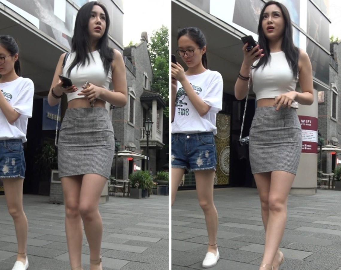 4k-街拍高挑大长腿丰满性感颜值美女 [3.14 GB]