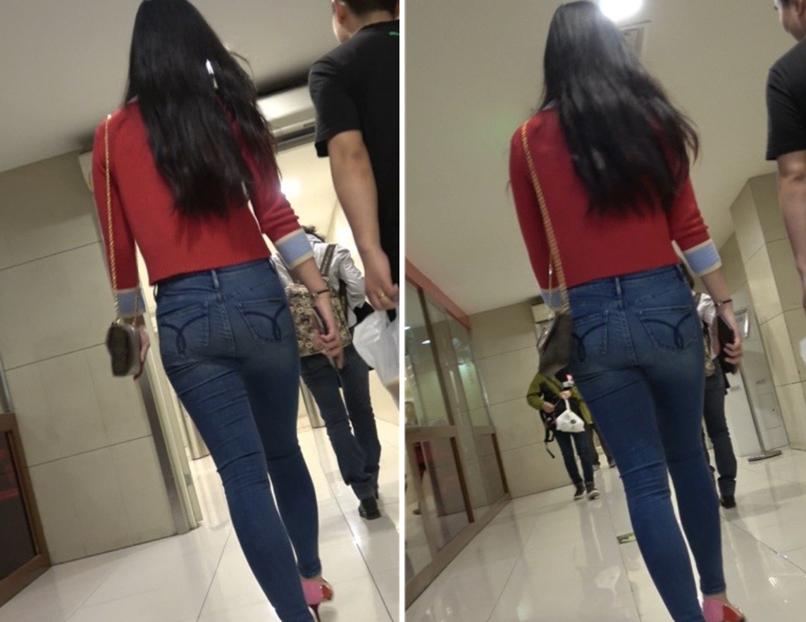 4k-粉高跟紧身蓝牛长发美颜小姐姐 [1.69 GB]