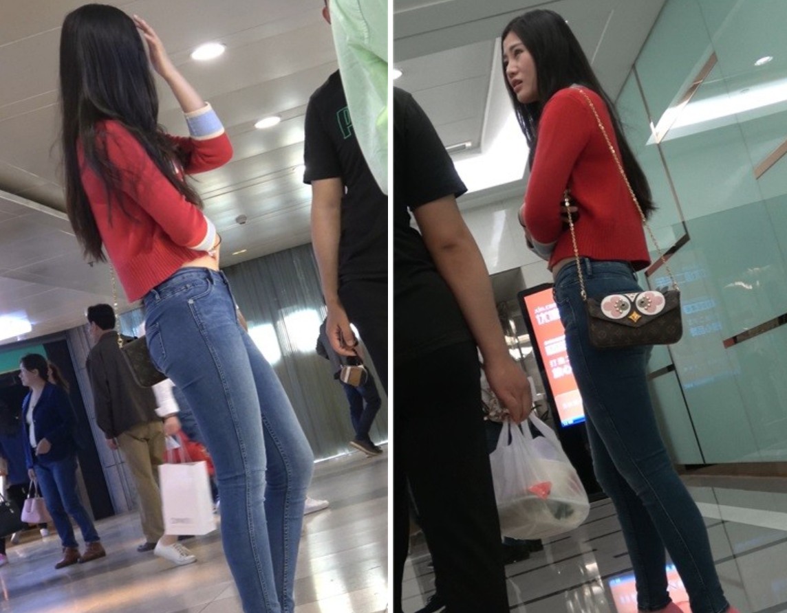 4k-粉高跟紧身蓝牛长发美颜小姐姐 [1.69 GB]