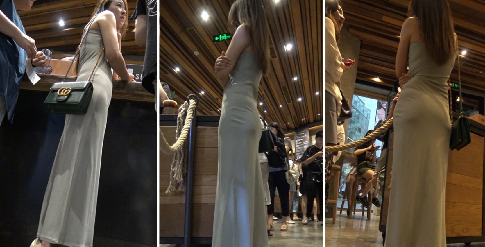 4k超清，街拍气质长裙丁内极品身材美女姐姐[2.29 GB]