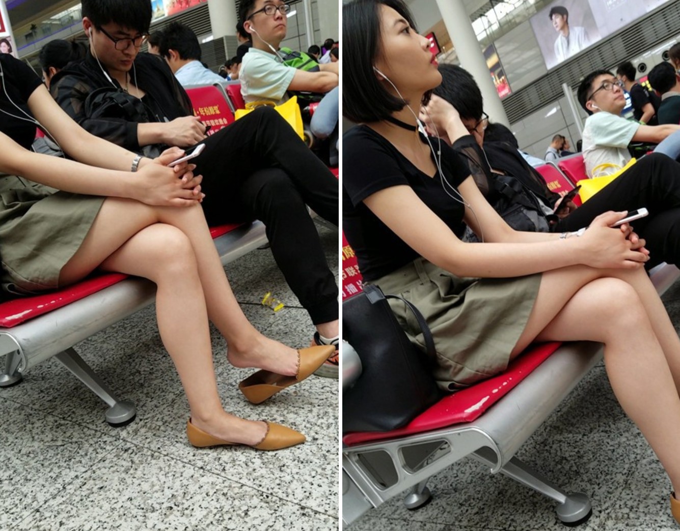 4k视频，气质裸腿漂亮御姐范女神姐姐