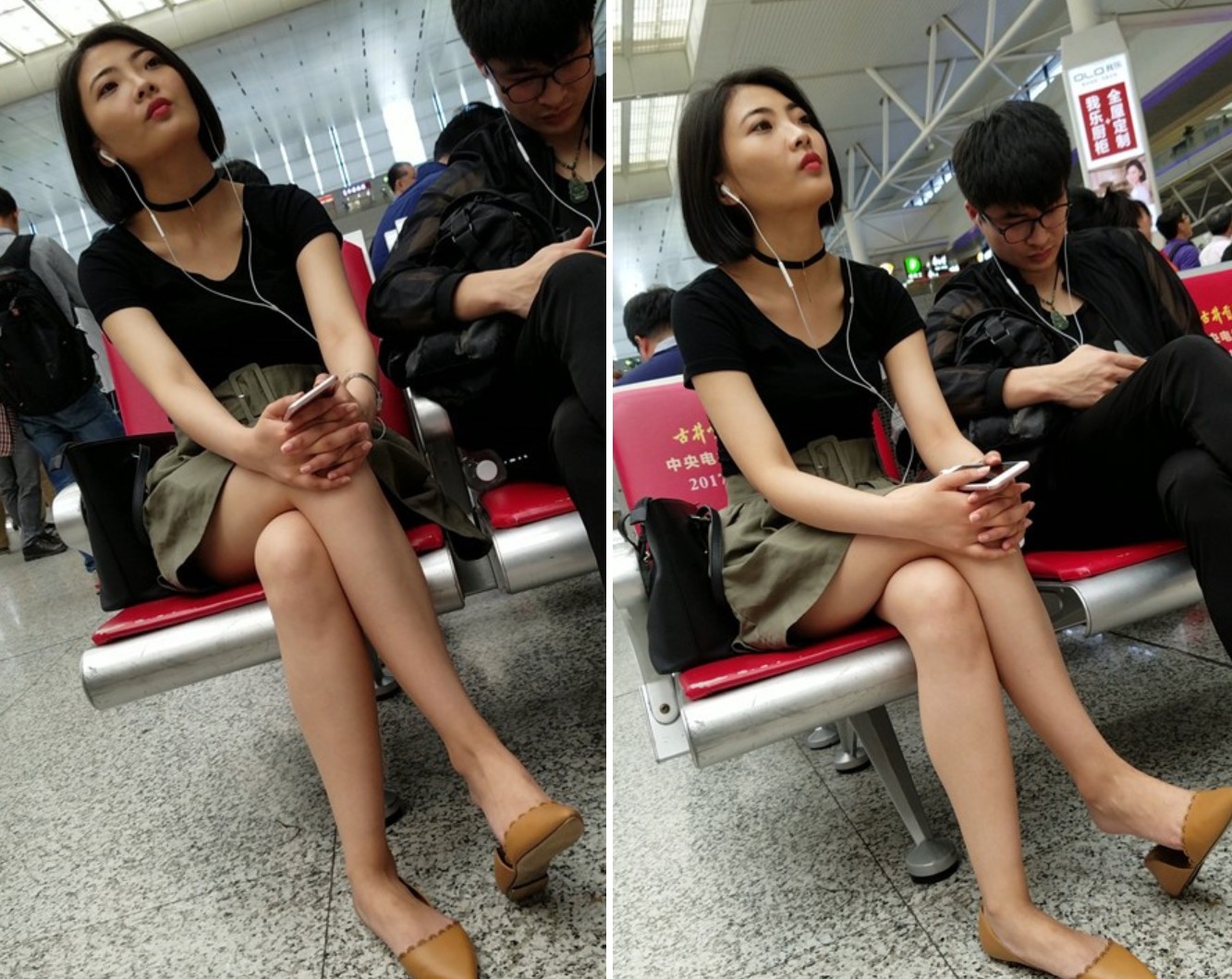 4k视频，气质裸腿漂亮御姐范女神姐姐