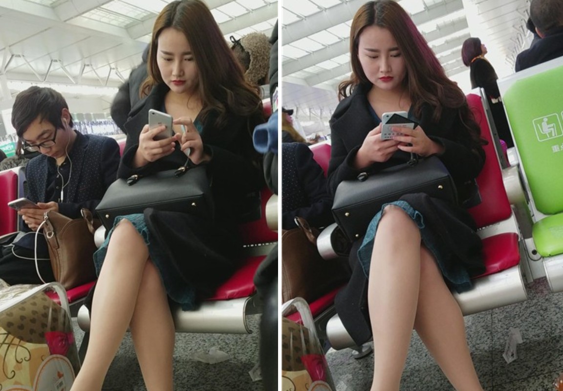 4k-候车室拍摄性感美腿高跟肉丝成熟女神姐姐