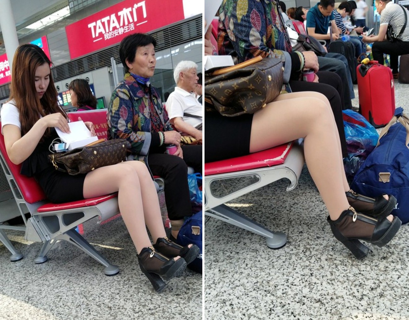 4k-喝纯牛奶的包臀裙街拍肉丝甜美女神