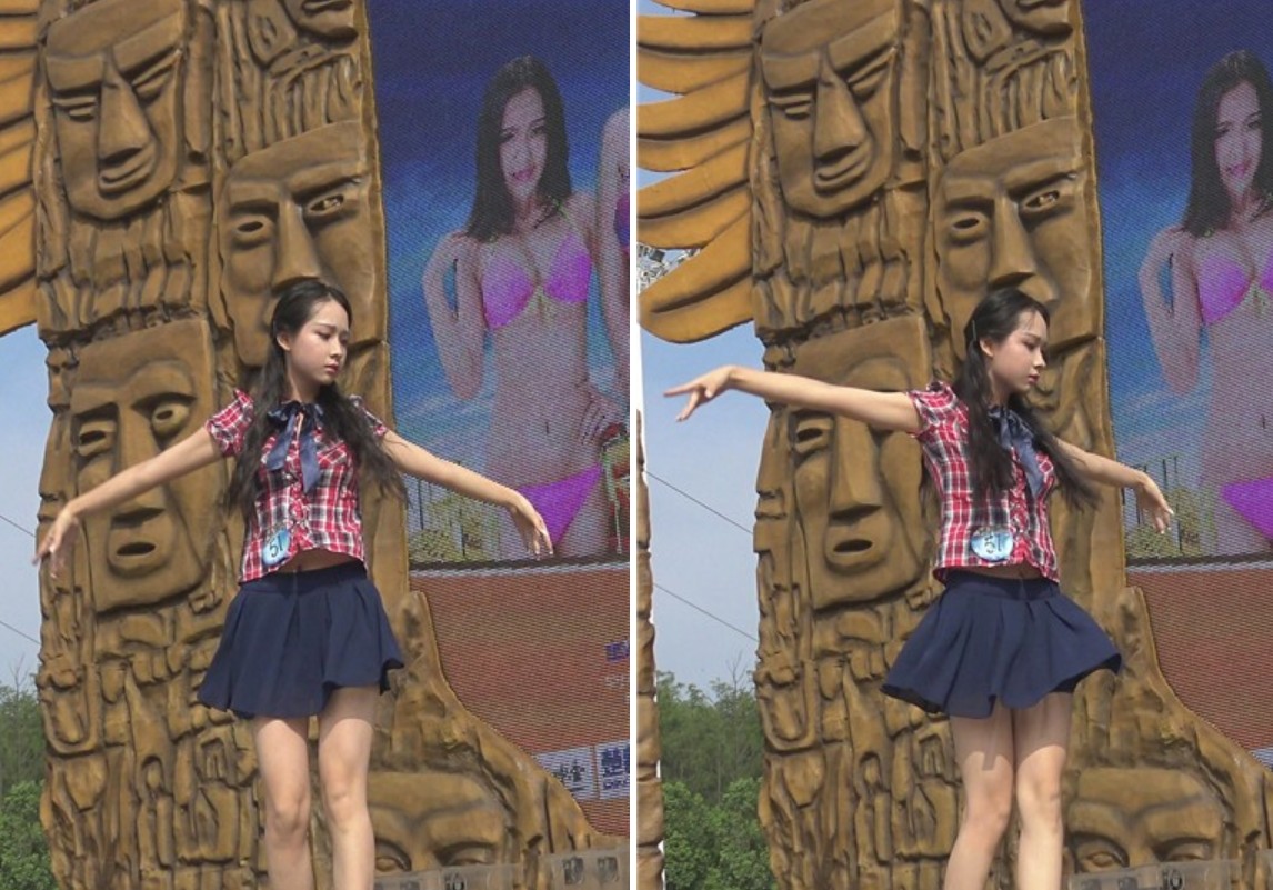 4k-比基尼模特芭蕾舞表演