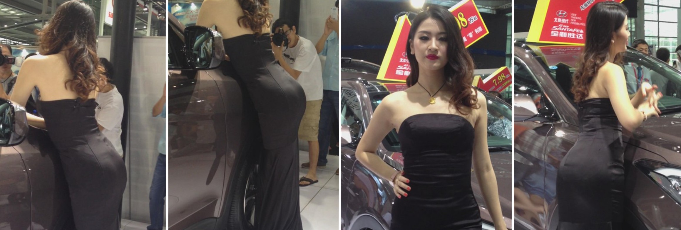 身材婀娜多姿的翘臀美人鱼长尾裙车模