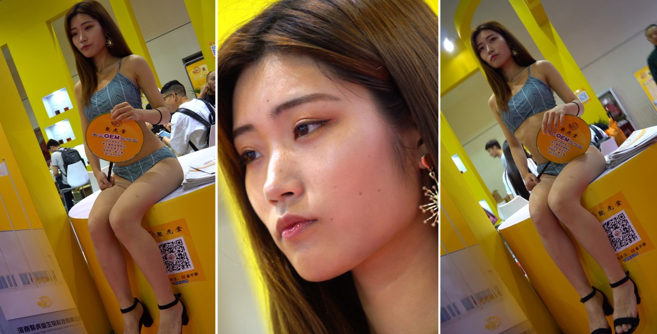 端坐着的模特小姐 [1.43 GB/MP4]