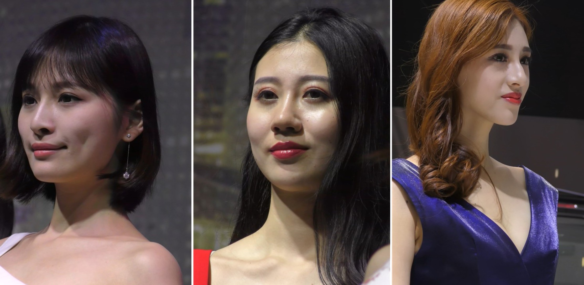 多位美女车模脸部特写 [1.49 GB/MP4]