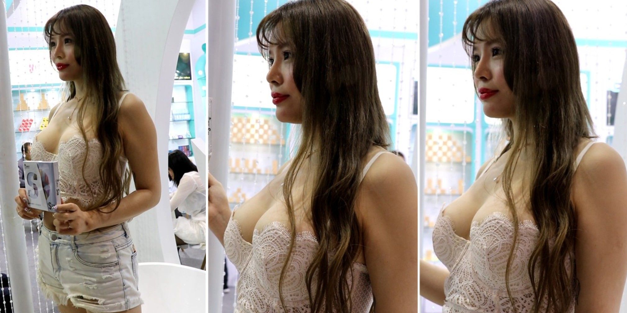 白皙紧致、大而挺