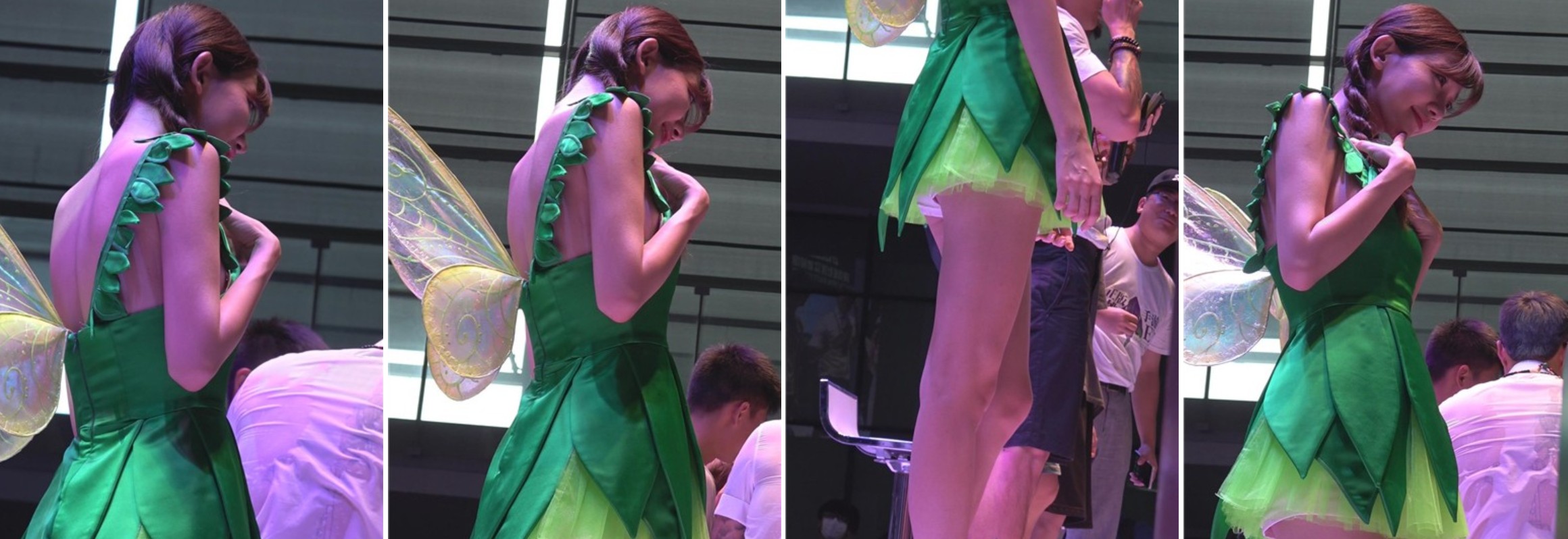 化身为一只小蜜蜂的小清新美眉