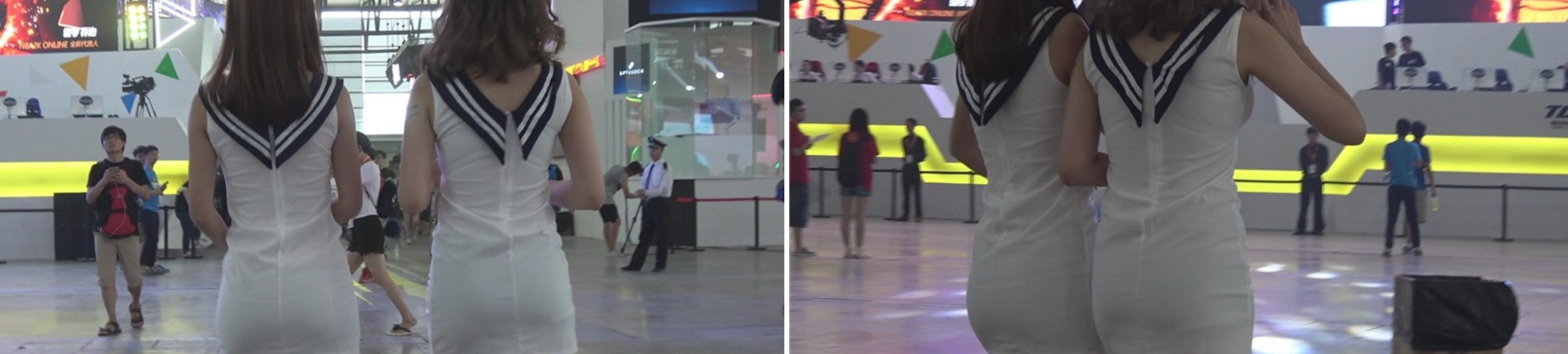 chinajoy现场拍摄两位长腿高跟鞋女神姐姐