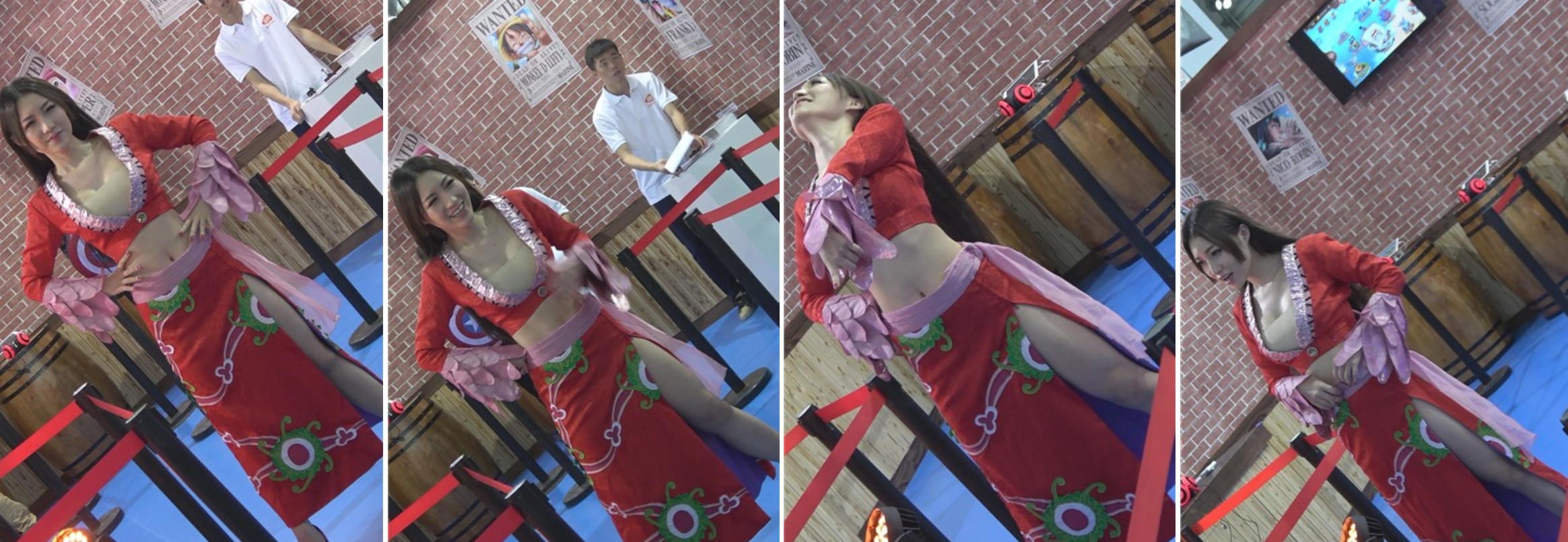 抹胸古装制服美女，丰满妖艳货