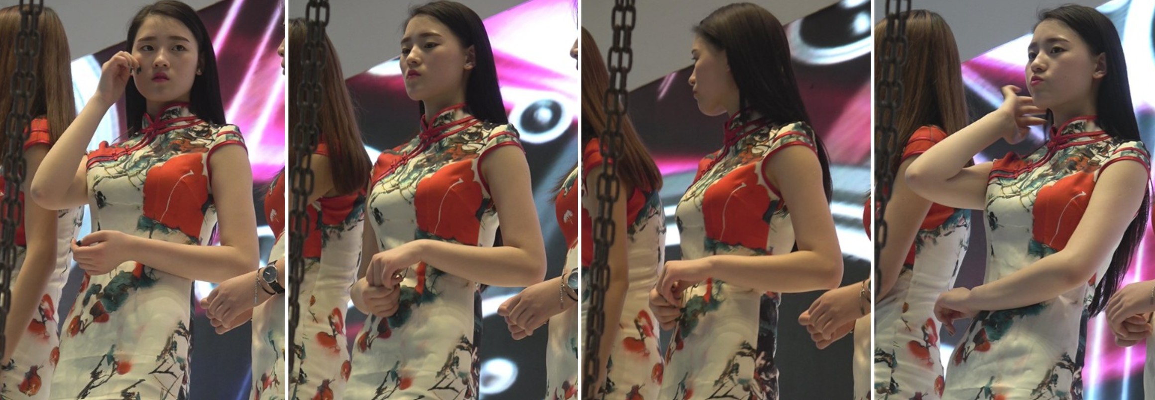 性感长腿高跟鞋美腿showgirl