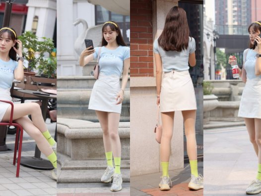 赵公子街拍作品●运动鞋肉丝 【套图+视频】